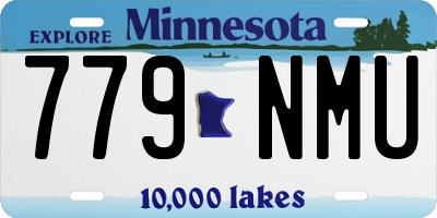 MN license plate 779NMU
