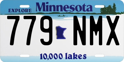 MN license plate 779NMX