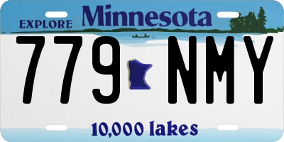 MN license plate 779NMY