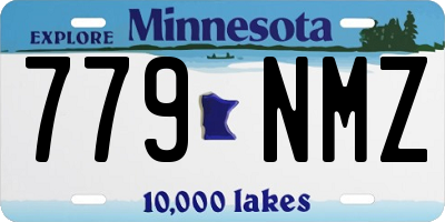 MN license plate 779NMZ