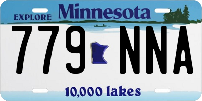 MN license plate 779NNA