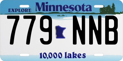 MN license plate 779NNB