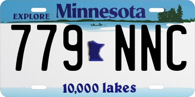 MN license plate 779NNC