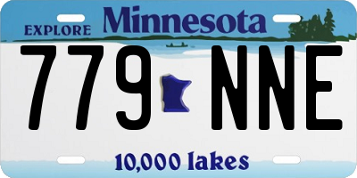 MN license plate 779NNE
