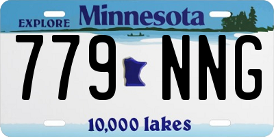 MN license plate 779NNG