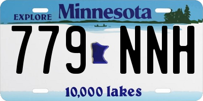 MN license plate 779NNH