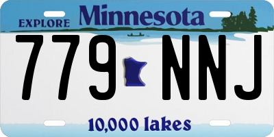 MN license plate 779NNJ