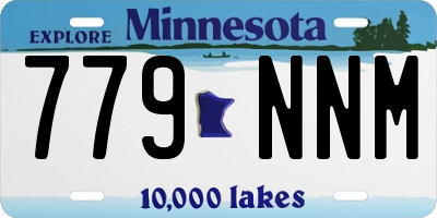 MN license plate 779NNM