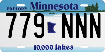 MN license plate 779NNN