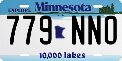 MN license plate 779NNO