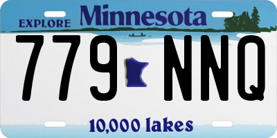 MN license plate 779NNQ