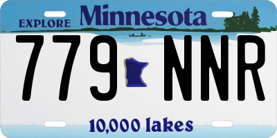MN license plate 779NNR