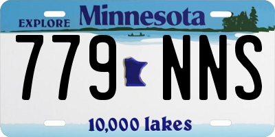 MN license plate 779NNS