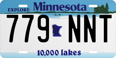 MN license plate 779NNT