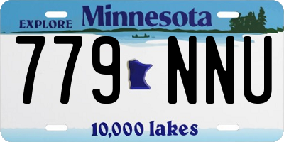 MN license plate 779NNU