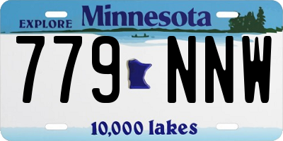 MN license plate 779NNW