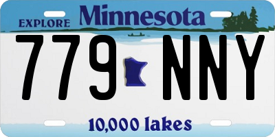 MN license plate 779NNY