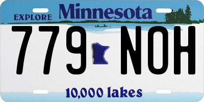 MN license plate 779NOH