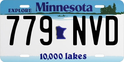 MN license plate 779NVD