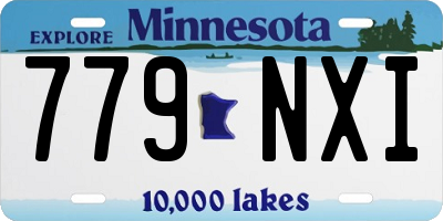 MN license plate 779NXI