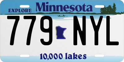 MN license plate 779NYL