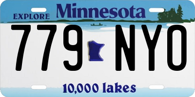 MN license plate 779NYO