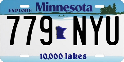 MN license plate 779NYU
