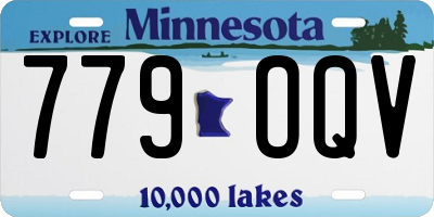 MN license plate 779OQV