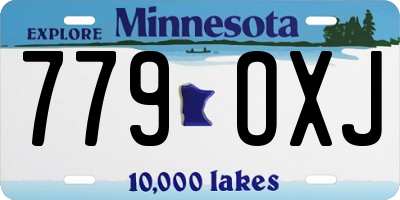 MN license plate 779OXJ