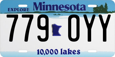 MN license plate 779OYY