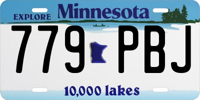 MN license plate 779PBJ