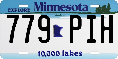 MN license plate 779PIH