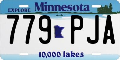 MN license plate 779PJA