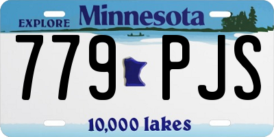 MN license plate 779PJS