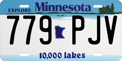 MN license plate 779PJV