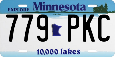 MN license plate 779PKC