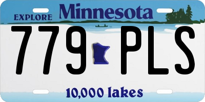 MN license plate 779PLS