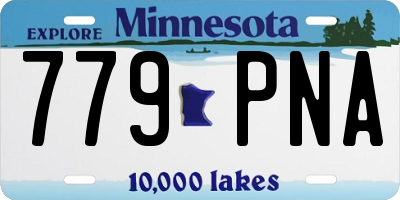 MN license plate 779PNA