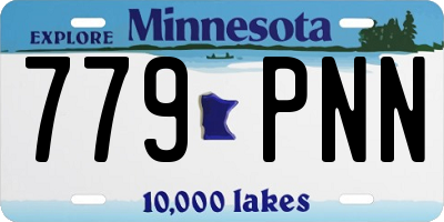 MN license plate 779PNN