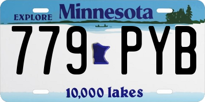 MN license plate 779PYB