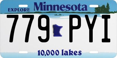 MN license plate 779PYI