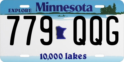 MN license plate 779QQG