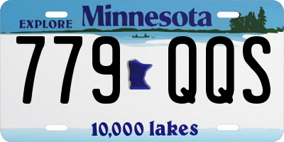 MN license plate 779QQS