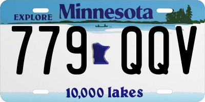 MN license plate 779QQV