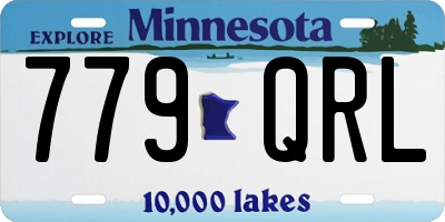 MN license plate 779QRL