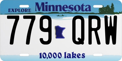 MN license plate 779QRW