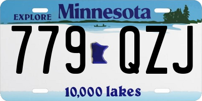 MN license plate 779QZJ