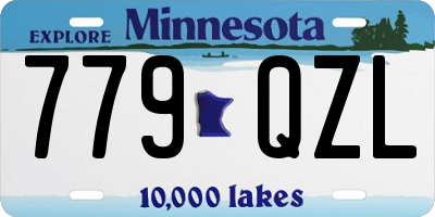 MN license plate 779QZL