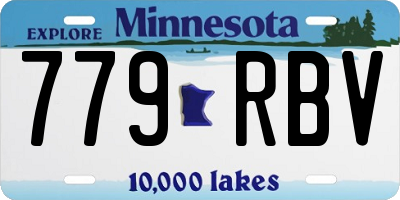 MN license plate 779RBV