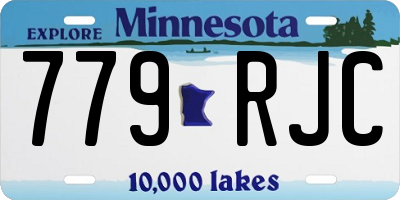 MN license plate 779RJC